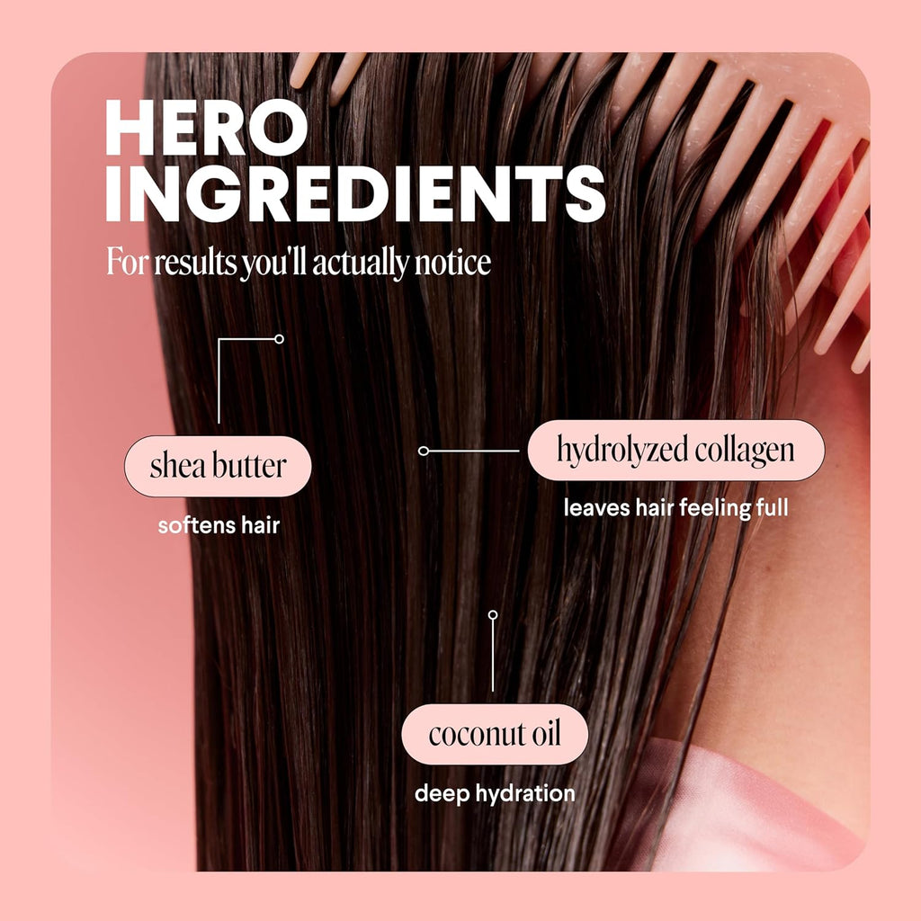 Volume Shampoo + Conditioner Set (2 Count) 12 oz. For Thin, Fine, and Oily Hair Made with Coconut Oil, Ginger
