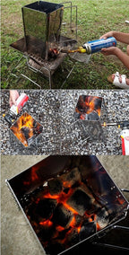 Portable Charcoal Chimney Starter Stainless Steel MT-18
