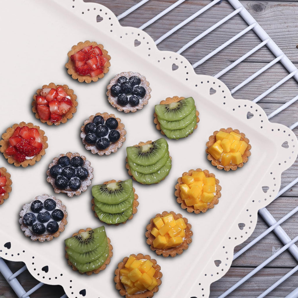 Food Tray, 12 Pack Serving Tray Serving Platter Cookies Dessert Plates,Disposable Plastic Serving Trays Rectangle