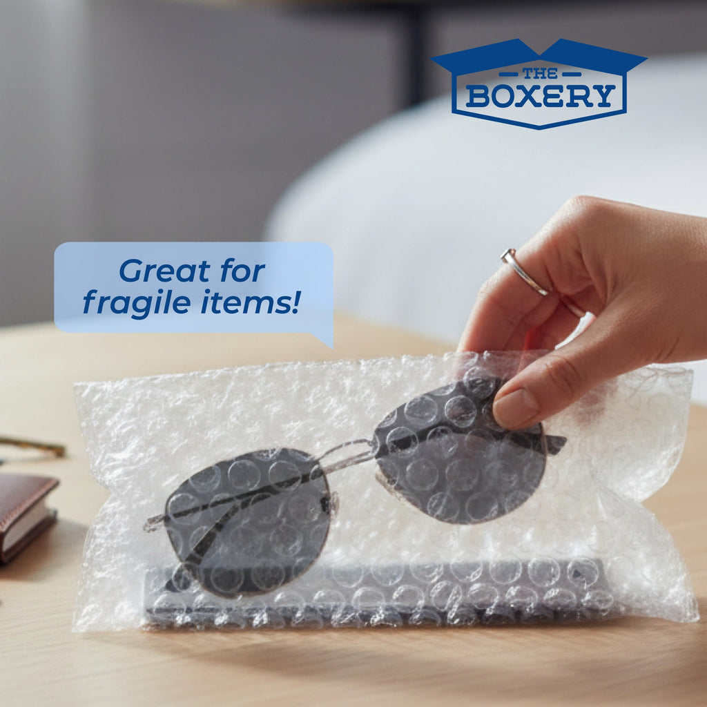 7x8.5" Clear Self-Sealing Bubble Out Bag Pouches, 200 Pack