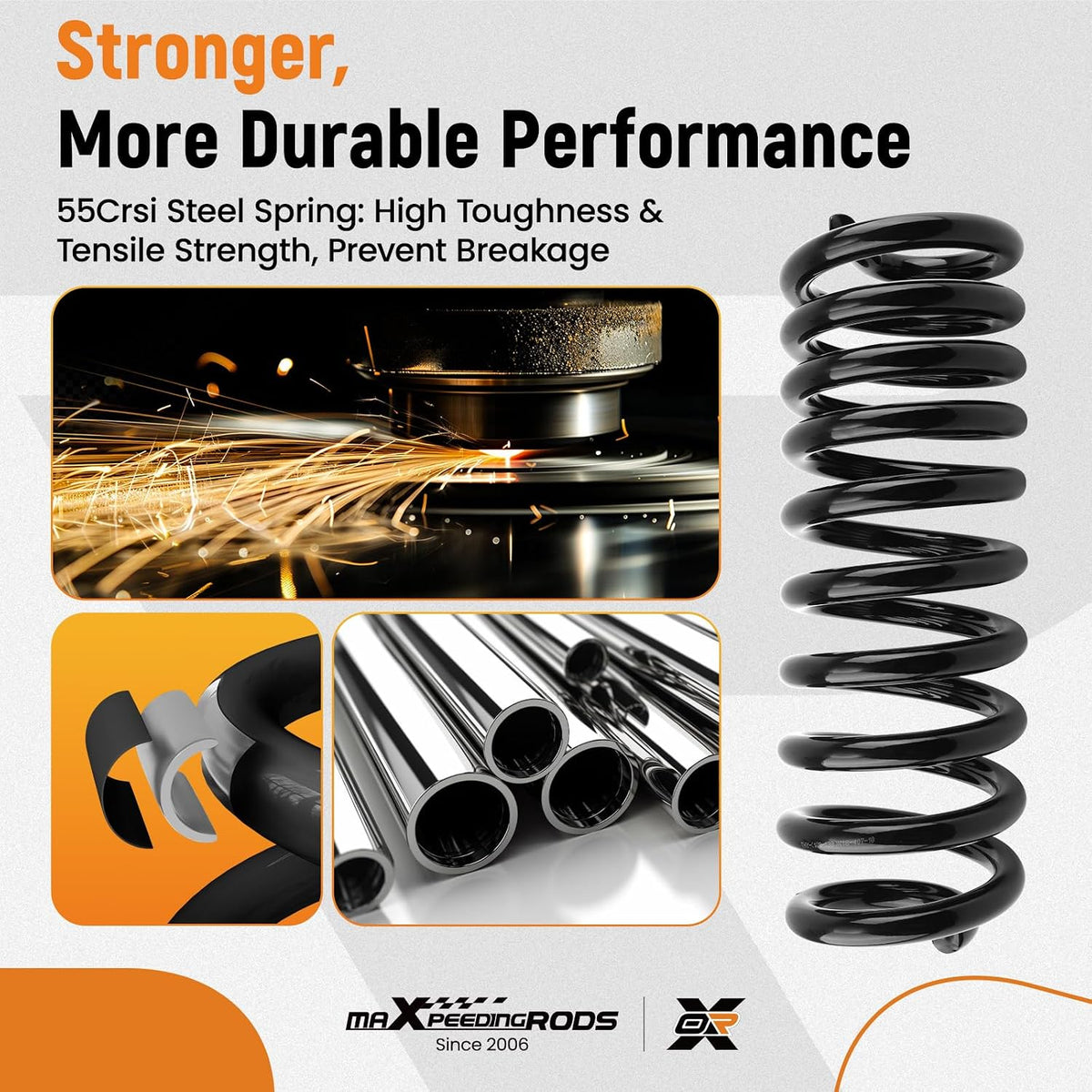 maXpeedingrods 2Pcs Coil Spring for CC820 for Ford F-150 F-250 1980-1996, F-350 1980-1987, F-100 1980-1983, E-100 E-150 Econoline Club Wagon 1977-1983, Bronco 1980-1996, 2Pcs Front Suspension Springs