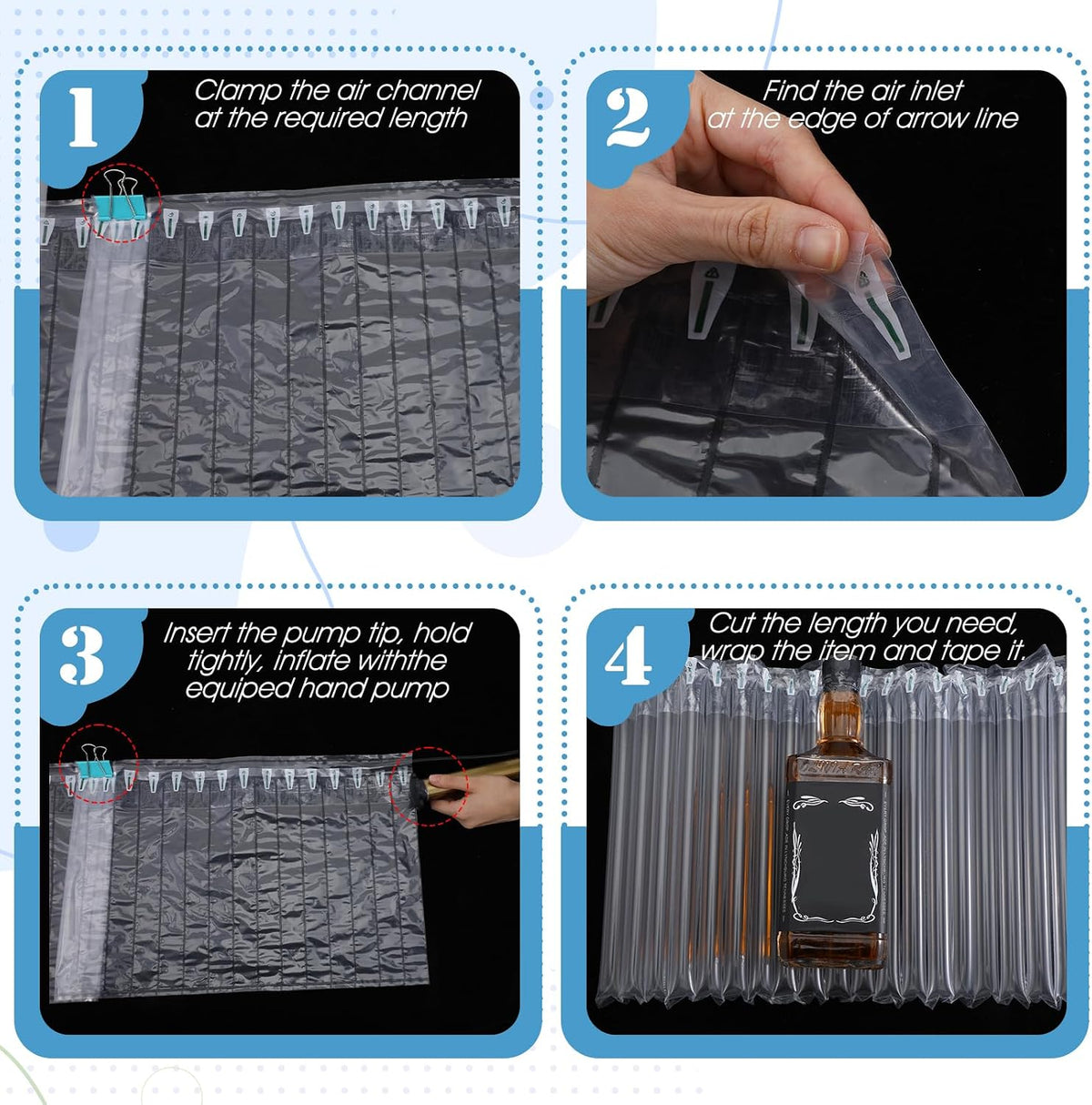 Big Bubble Wrap Large Bubbles 12"x164' Roll, Huge Bubble Wrap for TVs & Moving, Inflatable Packing Air Pillows with