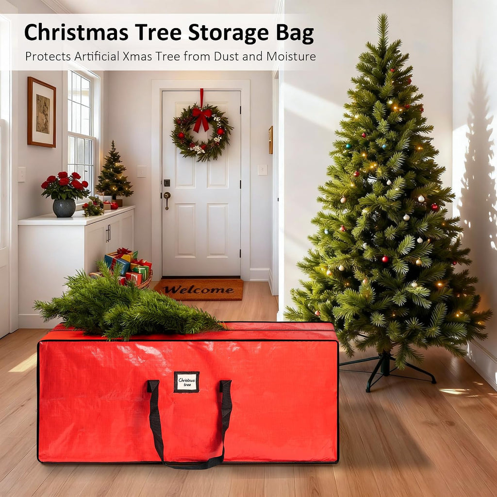 7.5 ft Christmas Tree Storage Bag, Fits Large Artificial Holiday Xmas Tree | Waterproof Material, with Durable