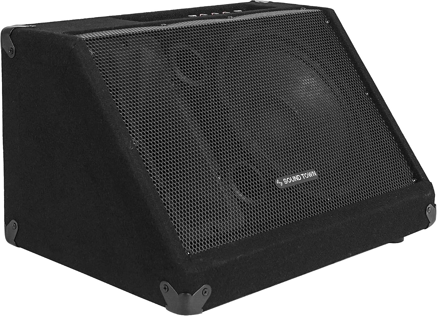 2-Pack Powered DJ PA Stage Monitor Speakers 10” 300W with Compression Driver for Live Sound, Bar, Church
