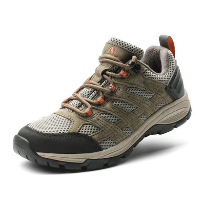 Women's Lightweight Hiking Shoes,Khaki,9