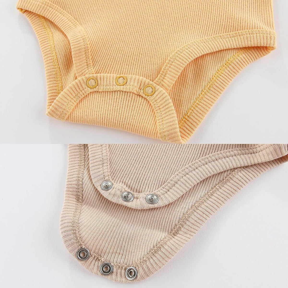 Newborn Baby Layette Gift Set 10-Piece Baby Boy Girl Short Sleeve Bodysuits with Pants Infant Outfit Essentials