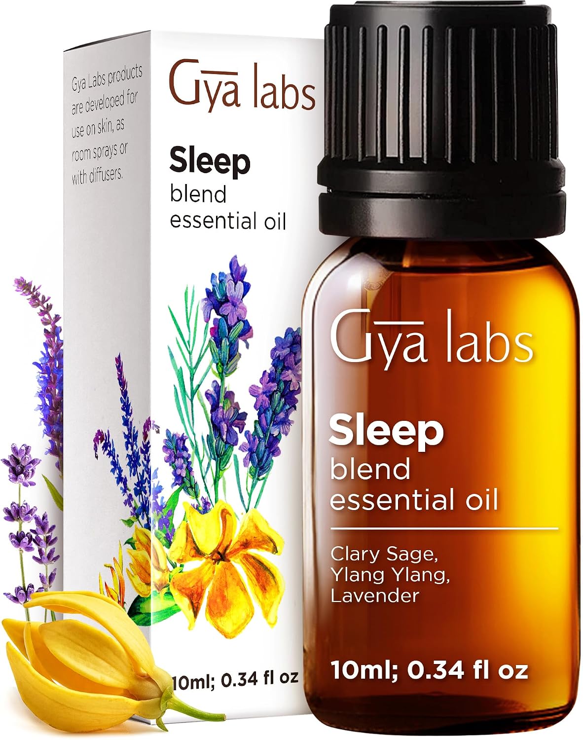 Sleep Essential Oil Blend - 100% Pure Natural Sleep Oil for Diffuser & Aromatherapy, Soothing, Bedtime and Self-Care