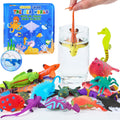Color Changing No Hole Bath Toys with 2 Glow in The Dark Toys & Bath Book | Bath Toys for Kids Toddlers, Color
