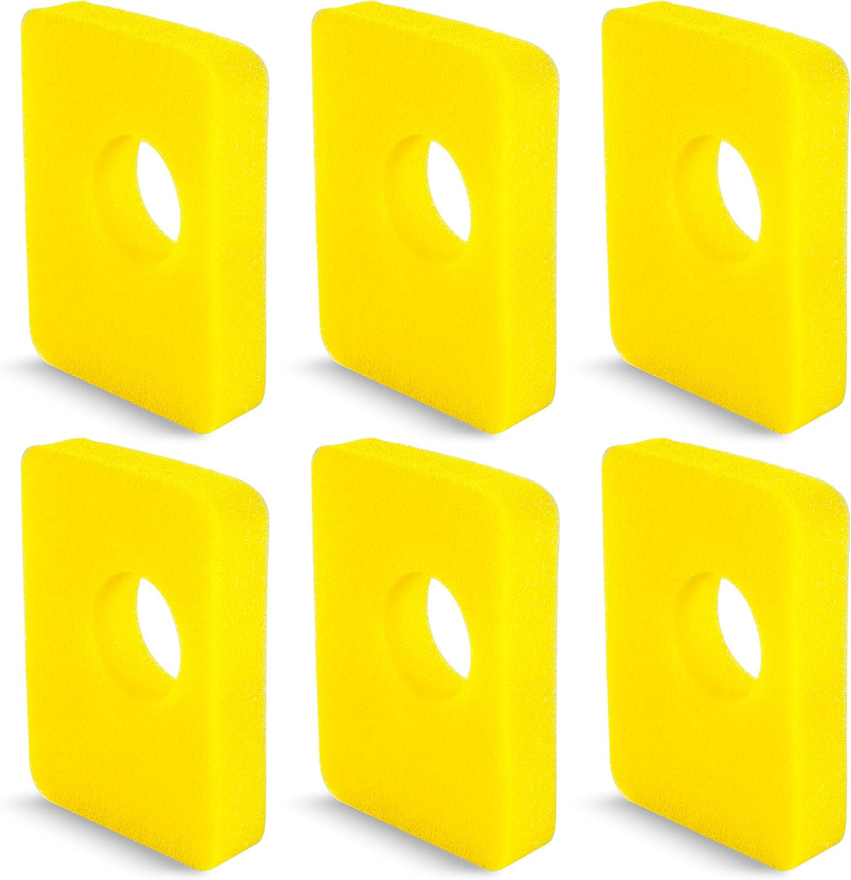 BlueStars 6 Pcs 799579 Air Cleaner Foam Filter - Compatible with 09P602 09P702 550e-550ex Series 09P000 08P000 Engine Lawn Mower - Replaces for BS 4248 5434 799579