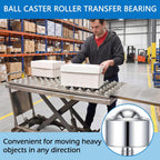 4 Pcs 1 Inch Steel Roller Ball Transfer Bearing Caster