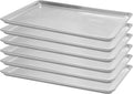 6 Pack Full Size 18" x 26" Aluminum Baking Sheet Pan Perforated, Commercial Bakery Equipment Cookie Sheets, NSF