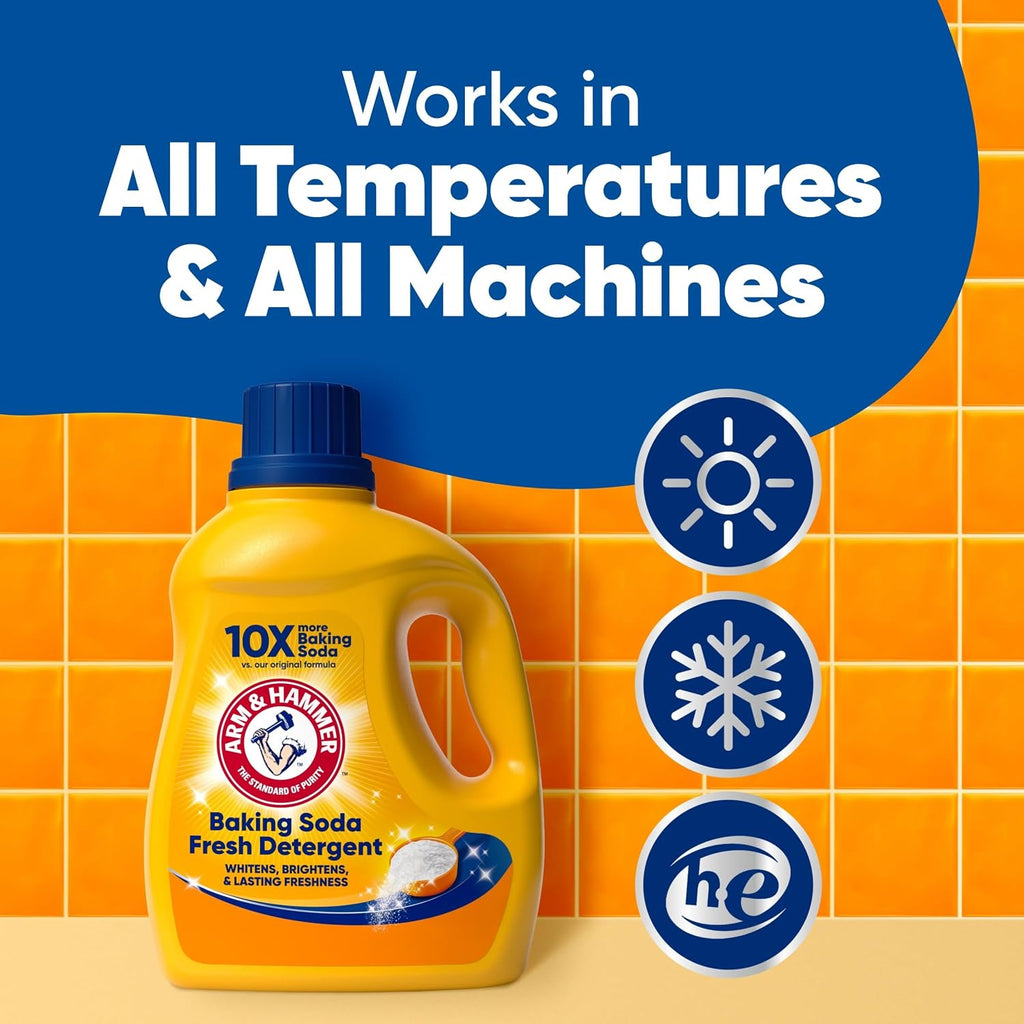 Baking Soda Fresh Liquid Laundry Detergent