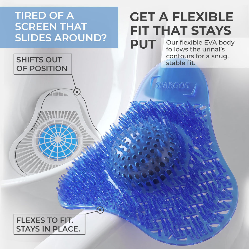 Urinal Screen Deodorizer, 24 Pack Blue Yellow Orange