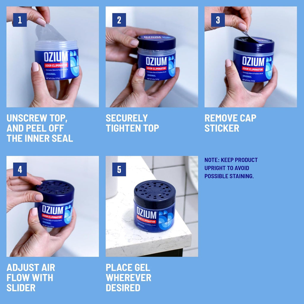 4.5 Oz. Odor Eliminating Gel, Air Freshener Alternative