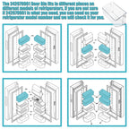 Femotic 242079901 Refrigerator Door Bin Replacement