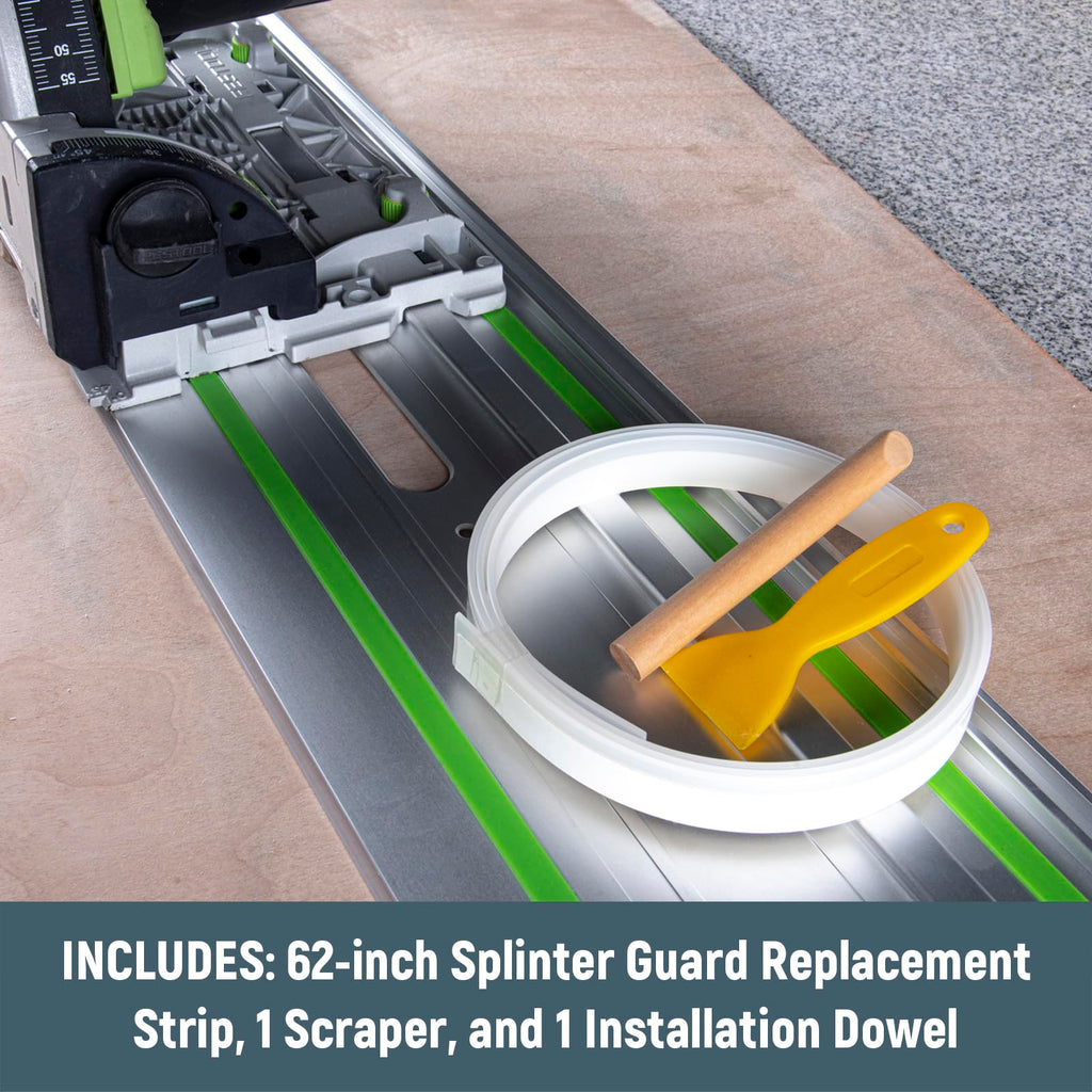 62" Splinter Guard Replacement Strip – Compatible with Festool Guide Rails