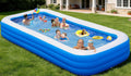Large Inflatable Pool for Adults- 120"x70"x22" Inflatable Swimming Pool Blow-Up Pools, Oversized Thickened Heavy Duty