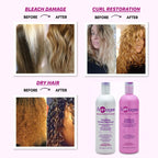 Hair Care Double Bundle – Two-Step Protein Treatment (16 fl oz) & Balancing Moisturizer (16 fl oz)