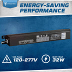 2 Lamp T8 Electronic Ballast, 120-277V, Instant Start