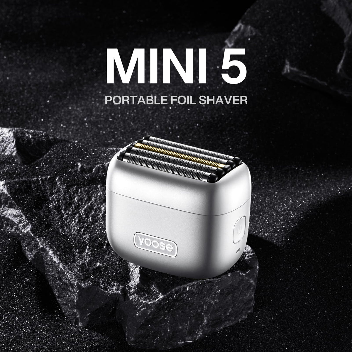 MINI5 Foil Shaver, Portable Electric Razor for Men, Silver