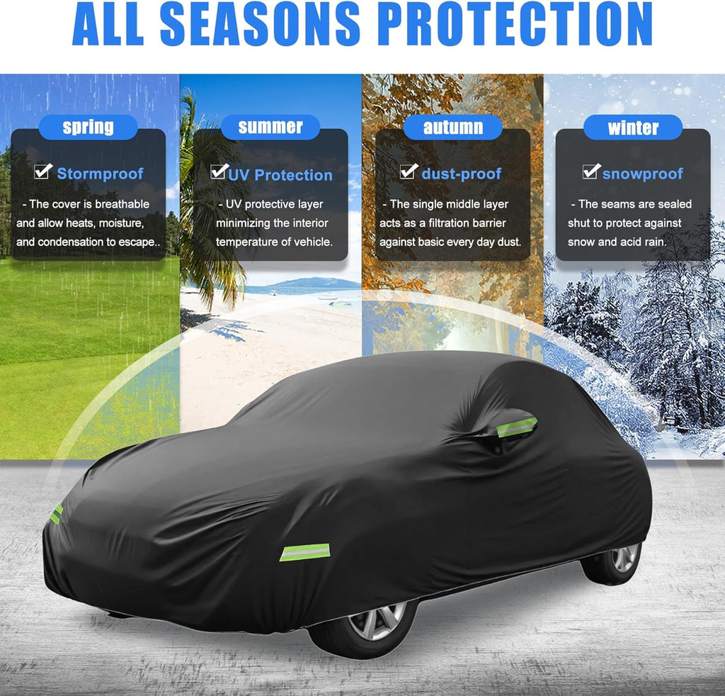 Waterproof Car Cover for Volkswagen New Beetle 1998-2019 Outdoor Full Car Cover All Weather Protection Rain Sun