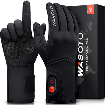 Heated Gloves for Men Women,7.4V Battery Heated Ski Gloves