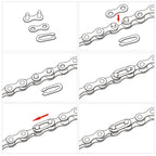 Single Speed Removable Quick Split Chain Link x4