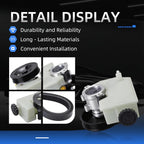Power Steering Pump with Pulley&Serpentine Drive Belt for Liberty