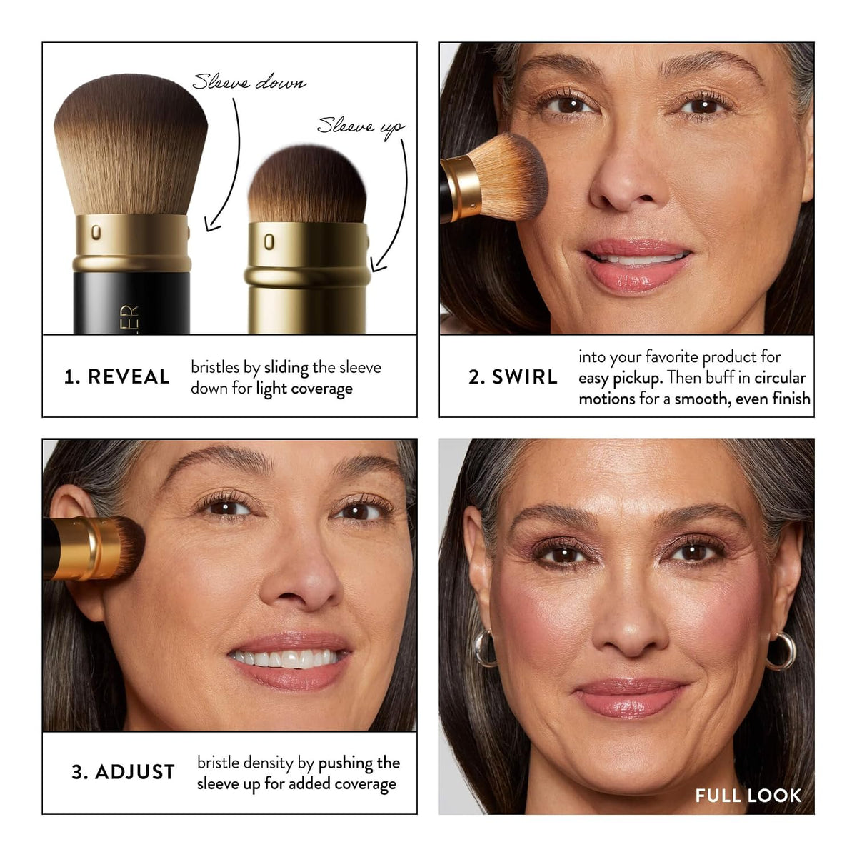 LAURA GELLER Makeup Brushes - 01 Retractable Airbrush Kabuki Brush