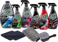 Hybrid Solutions Complete Ceramic Car Care Kit, Includes Car Wash, Spray Wax, Detailer, Interior Cleaner, Tire &