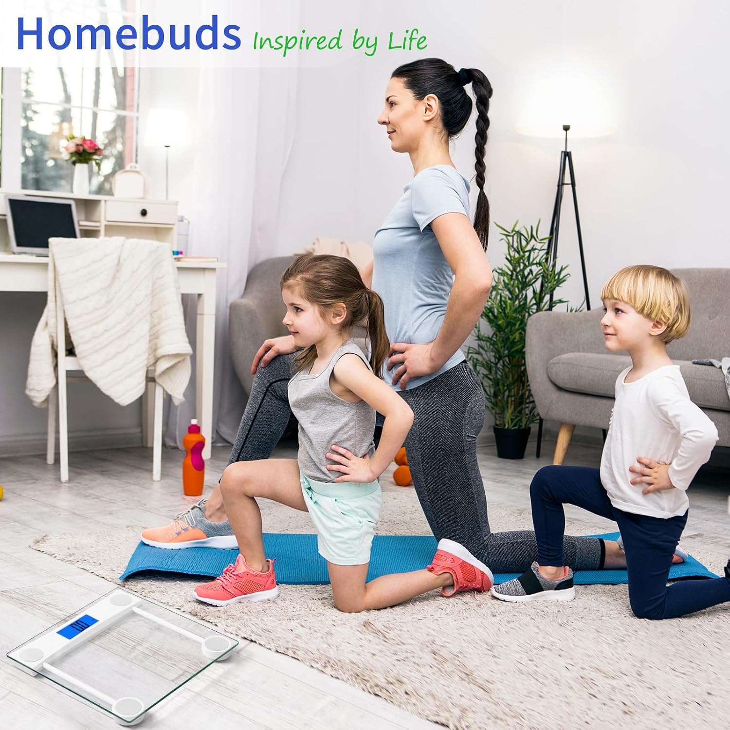 Digital Bathroom Scale for Body Weight, High Precision Assured by Weight Scale Professional Factory SINCE 2001, Blue