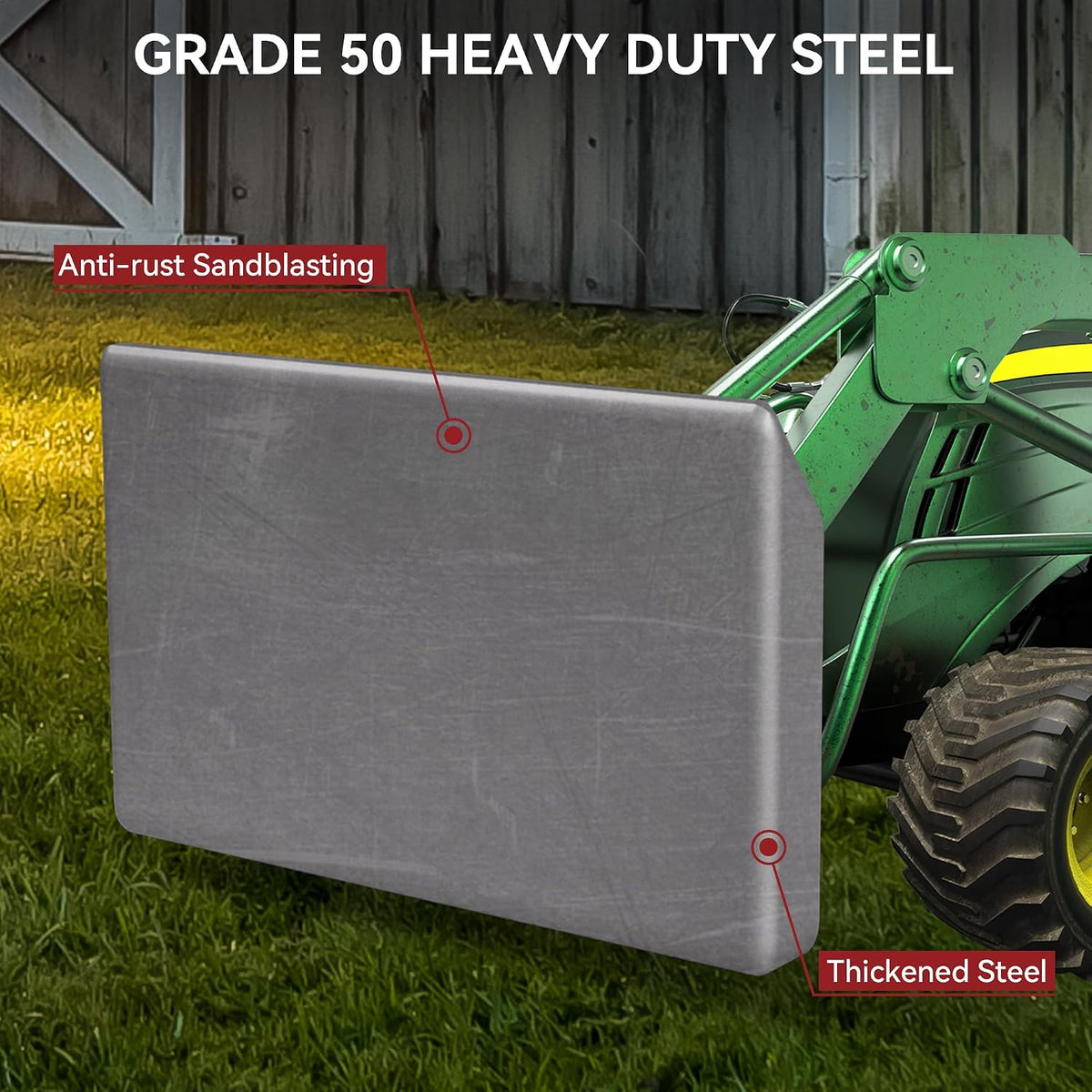 1/4" Mini Skid Steer Plate Attachment for Toro Dingo, Thomas | Universal Quick Attach, Heavy Duty, For Toro-Style