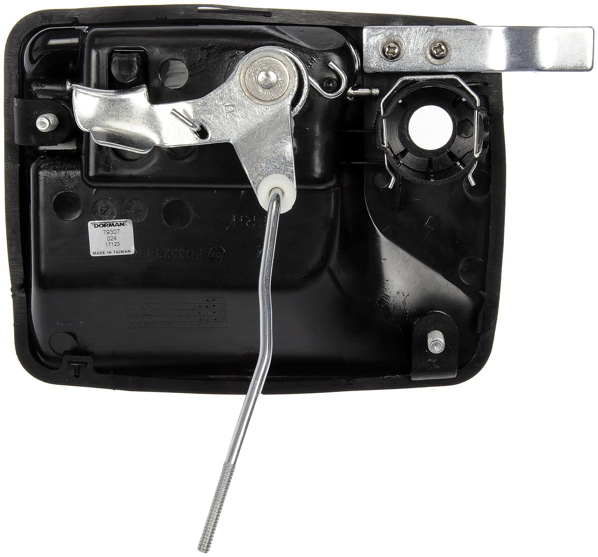 Dorman 79307 Front Passenger Side Exterior Door Handle Compatible with Select Ford Models, Textured Black (OE FIX)