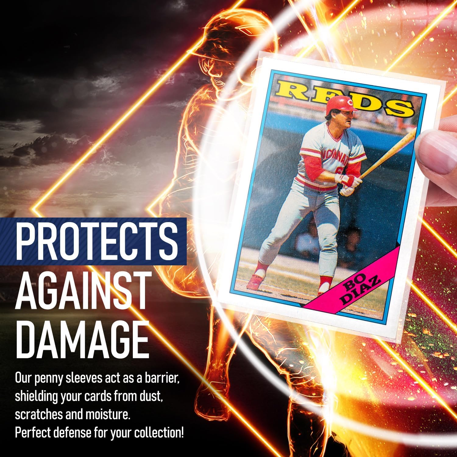 Premium Penny Sleeves for Trading Cards | Soft Trading Card Sleeves for Baseball Cards, Ultra Clear Plastic Pro