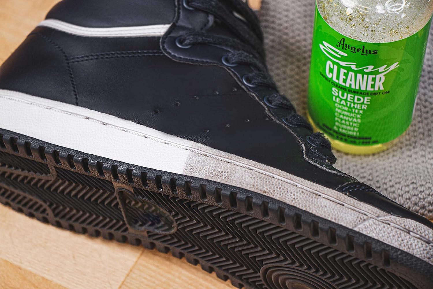 Easy Cleaner, Premium Shoe Cleaner, Safe For Sneakers, Leather, Suede, Canvas, and More – Removes Dirt and Stains |