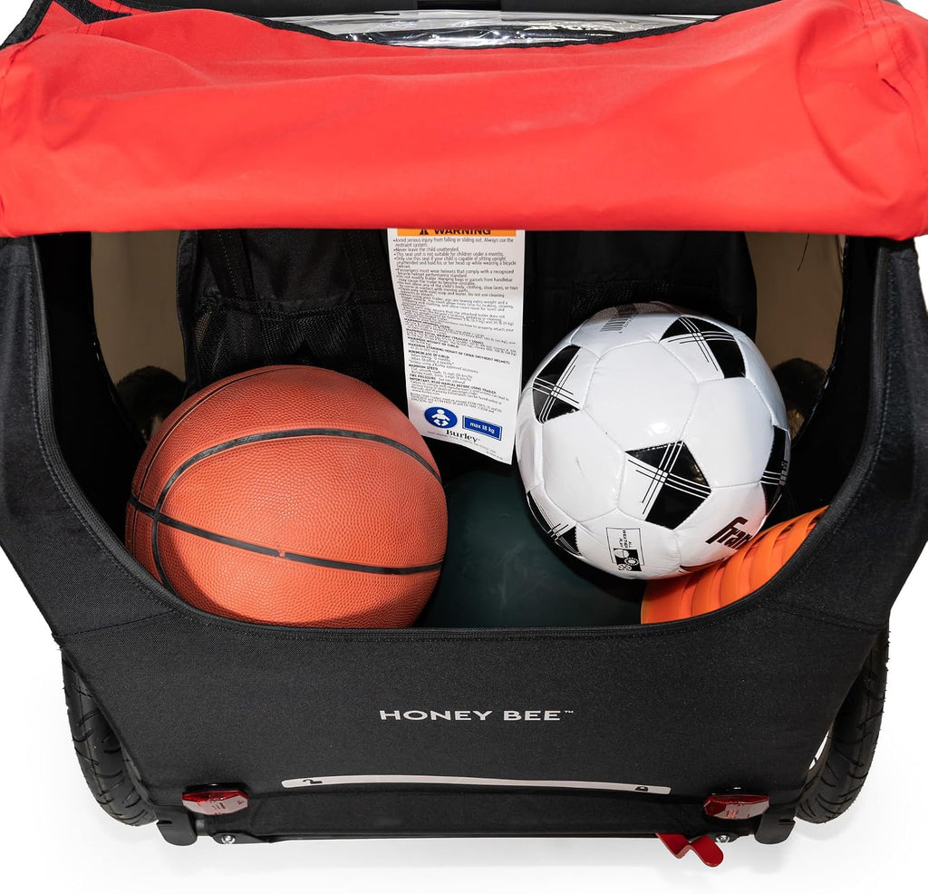 Burley Honey Bee, 2 Seat Kids Bike Trailer & Stroller