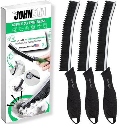 Hard Bristle Crevice Cleaning Brushes for Household use - Multifunctional Crevice Cleaning Tools for Housekeeping &