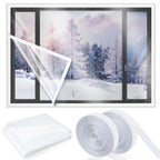 Window Insulation Kit, 63 Inch X 20 ft Cuttable Film, Waterproof
