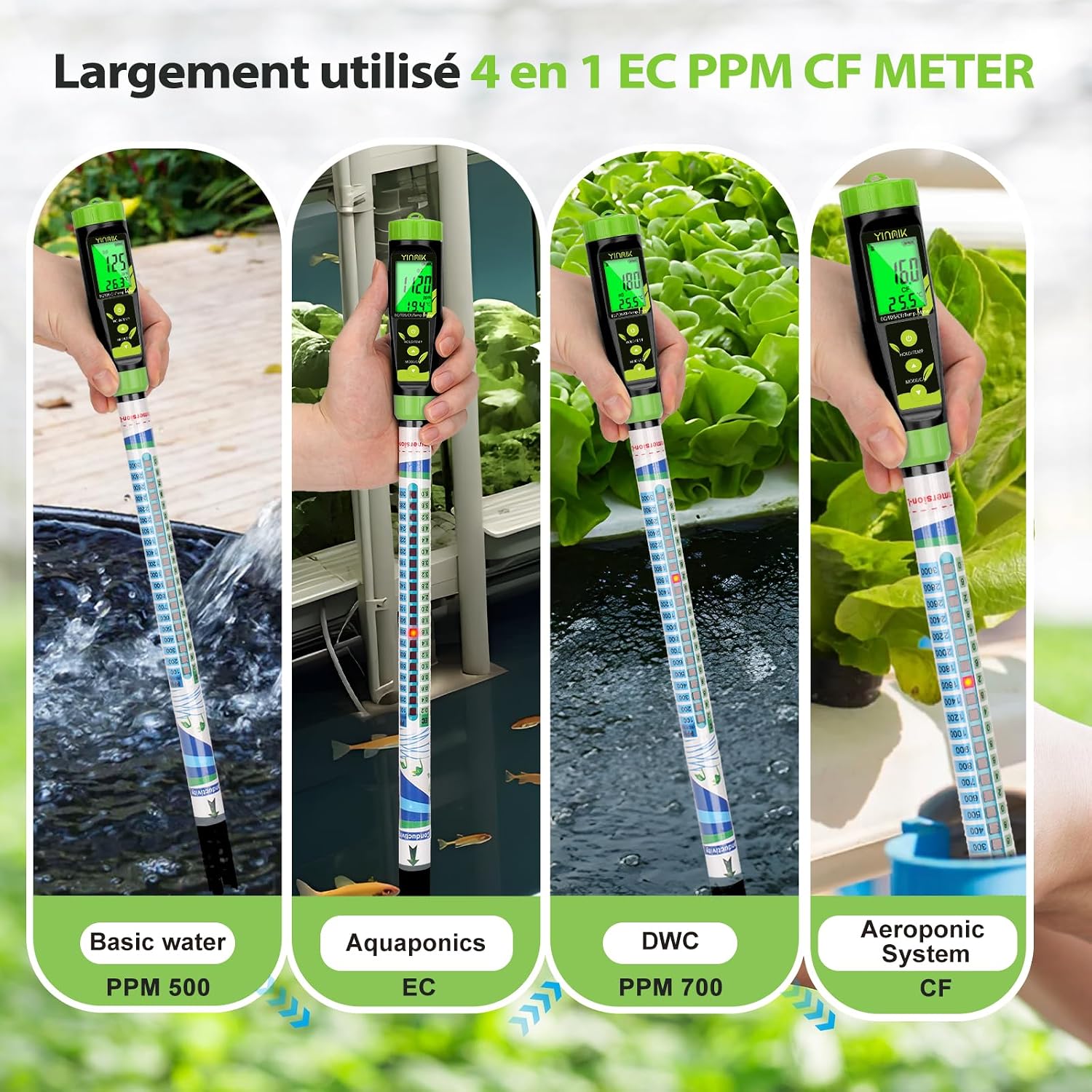 Truncheon Nutrient Meter for Hydroponics, TDS Meter Digital Water Tester | PPM Meter for Nutrients