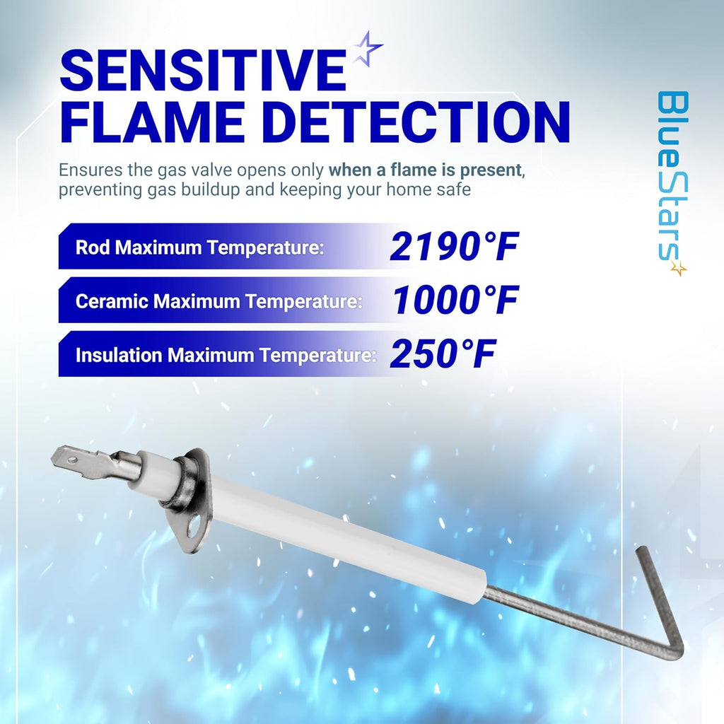 [Upgraded] BlueStars 69W43 Flame Sensor 2-Pack for Lennox Armstrong Ducane