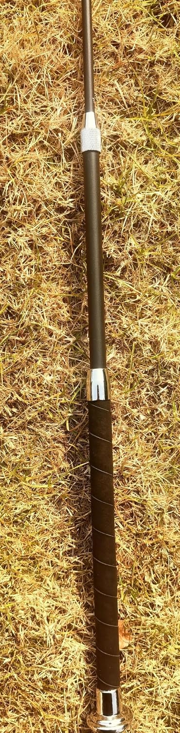 Dressage Horse Whip, Adjustable Horse Whip, Telescopic 4-piece Balanced carbon composite whip with positionable and