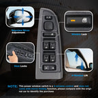 AITKEN Driver Side Power Window Switch Assembly for Chevy GMC Cadillac