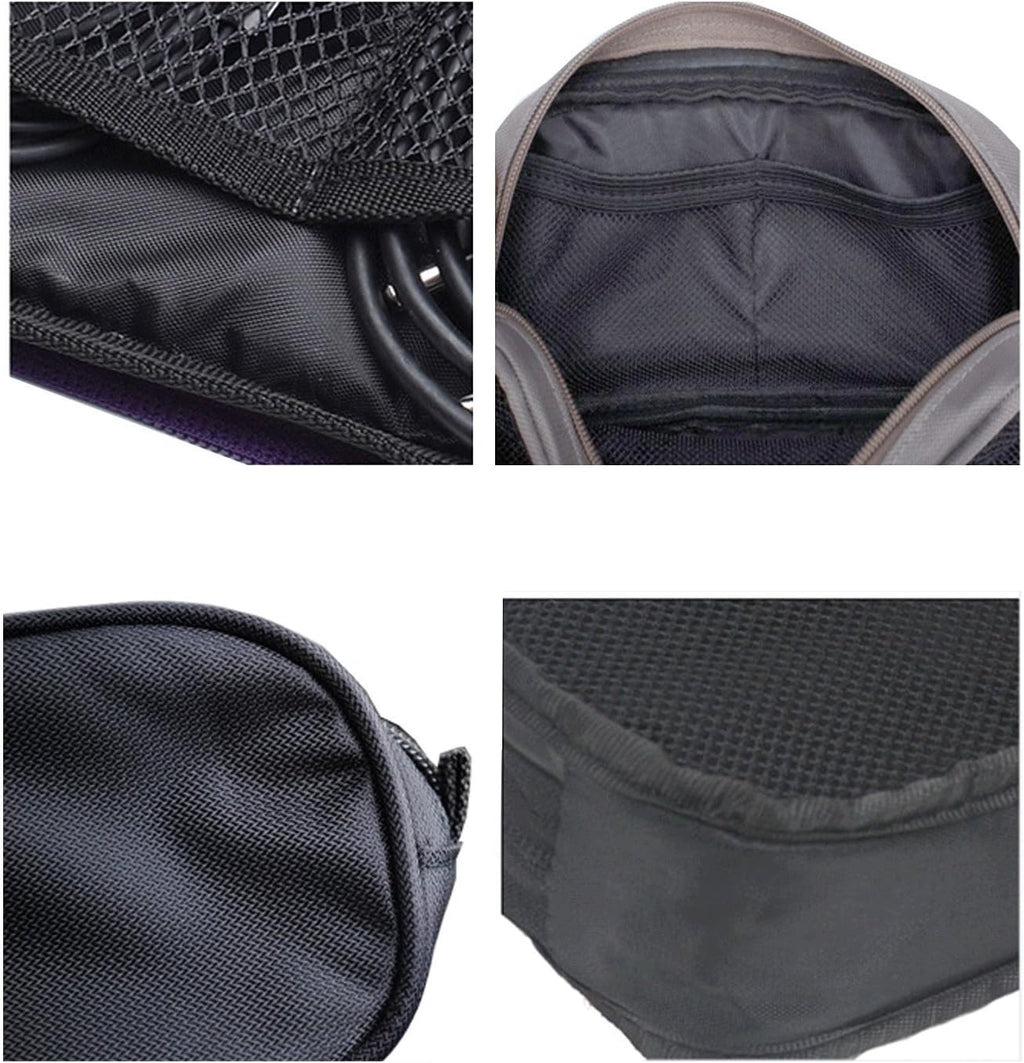 Universal Electronics Accessories Travel Organizer - Zipper Mesh Adapter Case for Laptop, Notebook, Tablet, Power