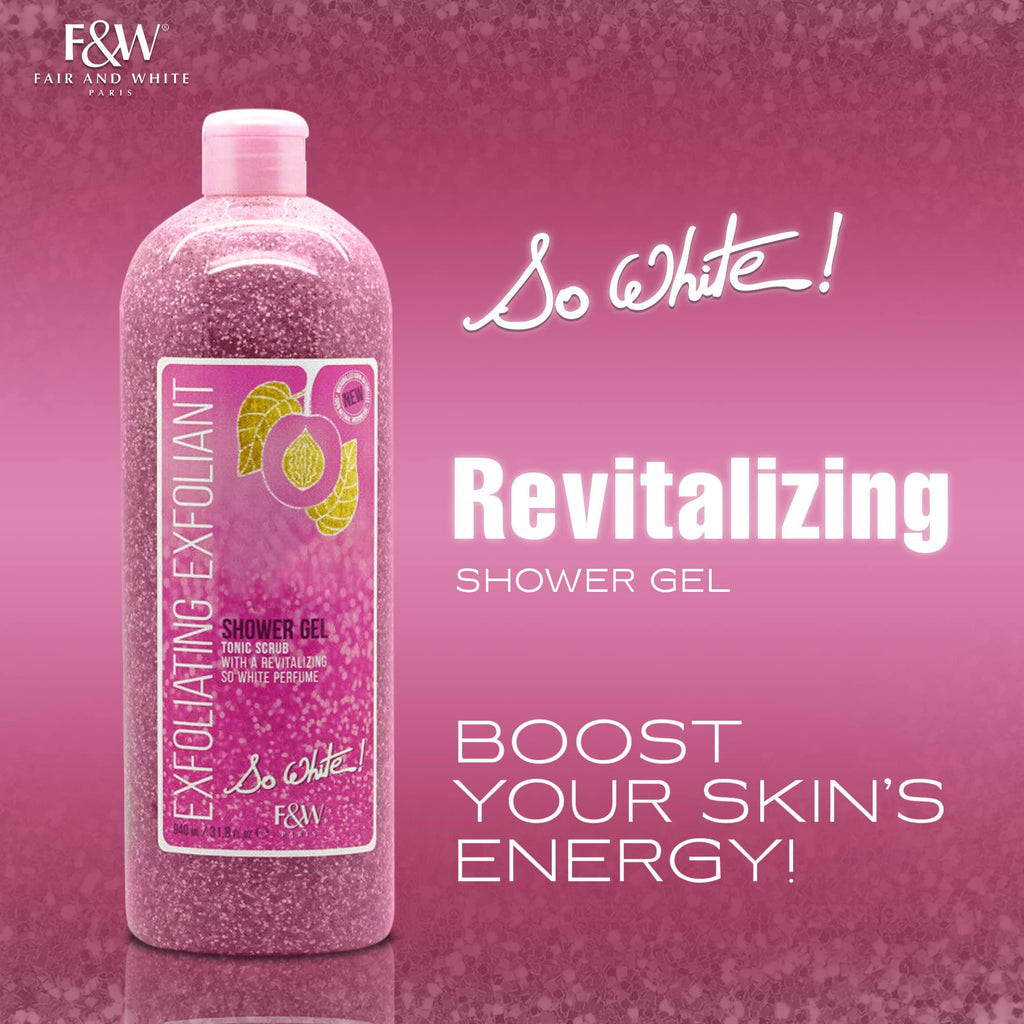 So White Exfoliating Shower Gel/Tonic Scrub 940ml / 31.8fl.oz.
