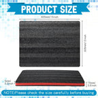 4 Pcs Polyethylene Foam, 16 x 12 x 1 Inch, Red, Black
