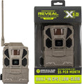 Reveal X 3.0 Cellular Trail Camera, Night Vision, Waterproof | 4K photo, 1080p video; auto-connect multi-carrier LTE;