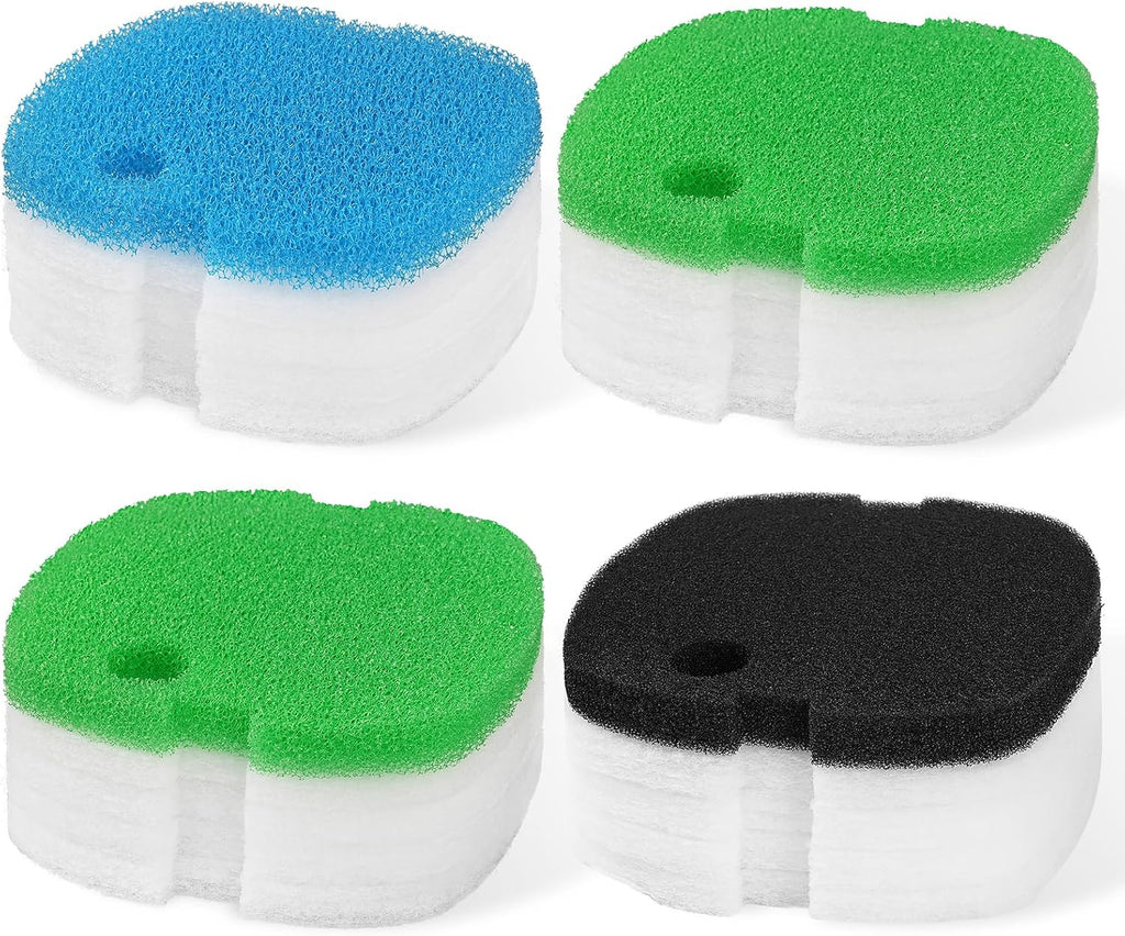 Replacement Canister Filter Pads Compatible with SUNSUN HW-302 Aquarium Filter Media Sponge Floss 16pcs