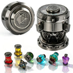 RPG Dice Set,7Pcs Alchemist's Metallic Elixir Dice with Spinning Chalice