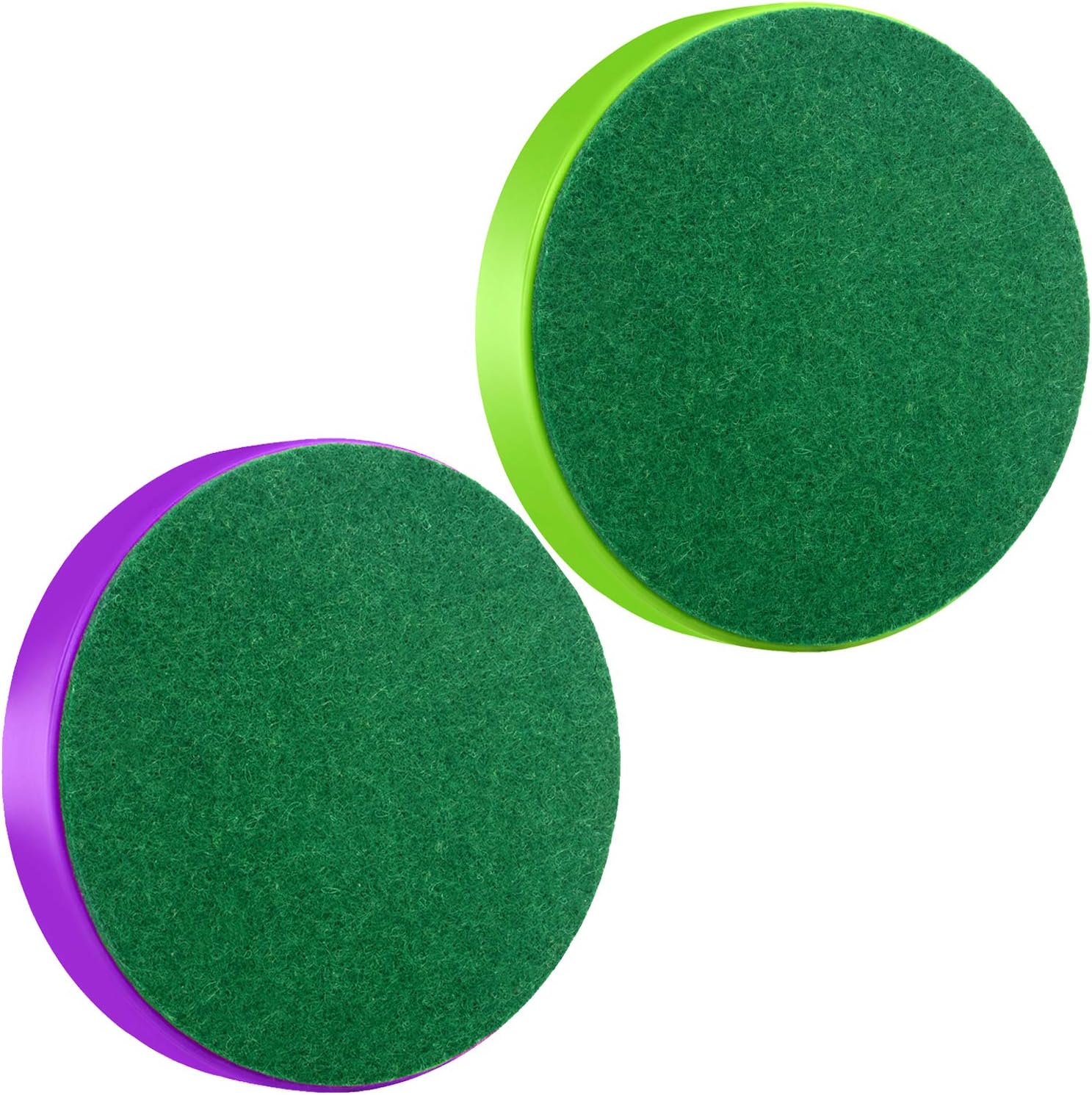 Air Hockey Pushers and Red Air Hockey Pucks, Goal Handles Paddles Replacement Accessories for Game Tables (4 Striker