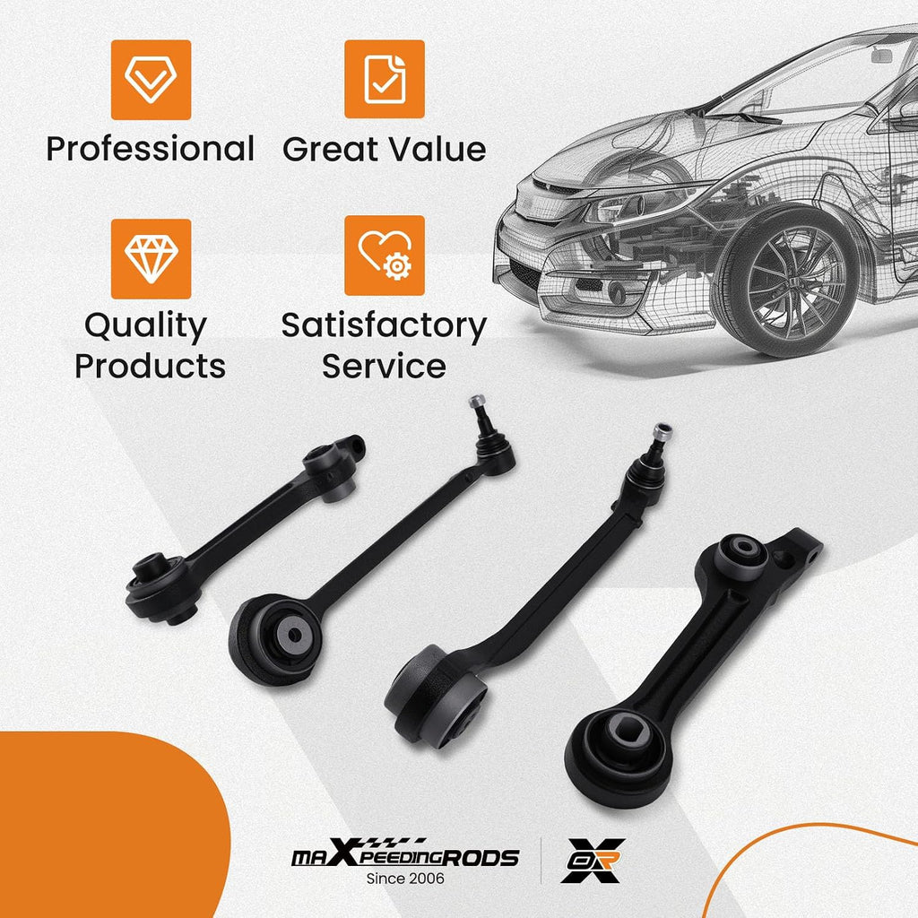 maXpeedingrods 4Pcs RWD Front Lower Control Arms for Chrysler 300 2011-2019
